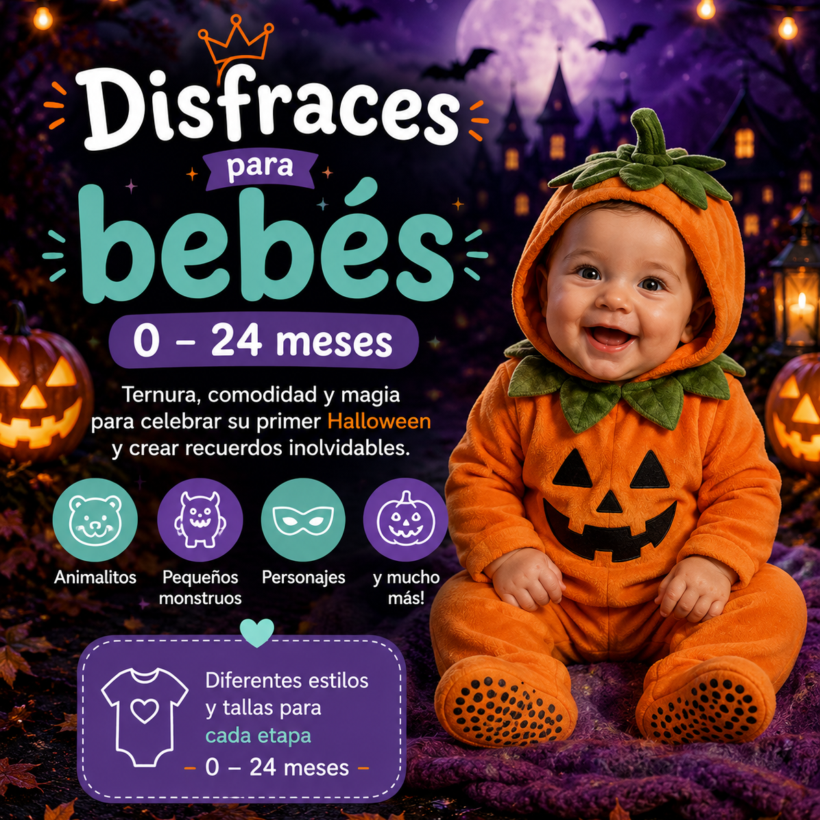 Disfraces para bebés · 0–24 meses
