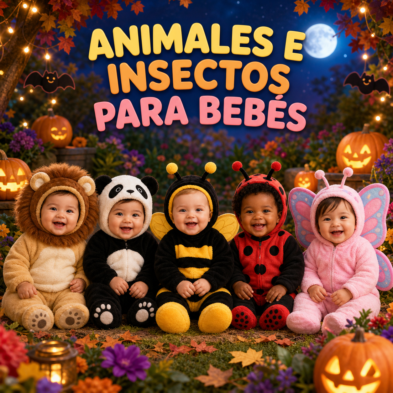 Disfraces de animales e insectos para bebés