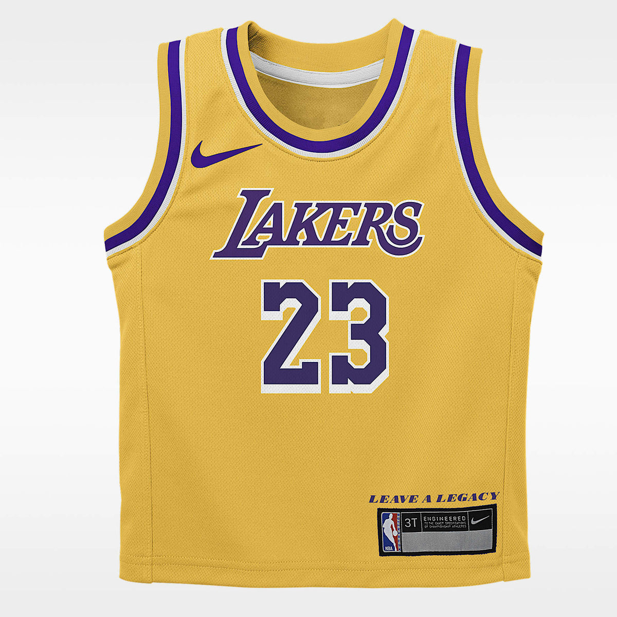 Jersey Nike de la NBA Replica infantil LeBron James Los Angeles Lakers Icon Edition – Amarillo – vista 1