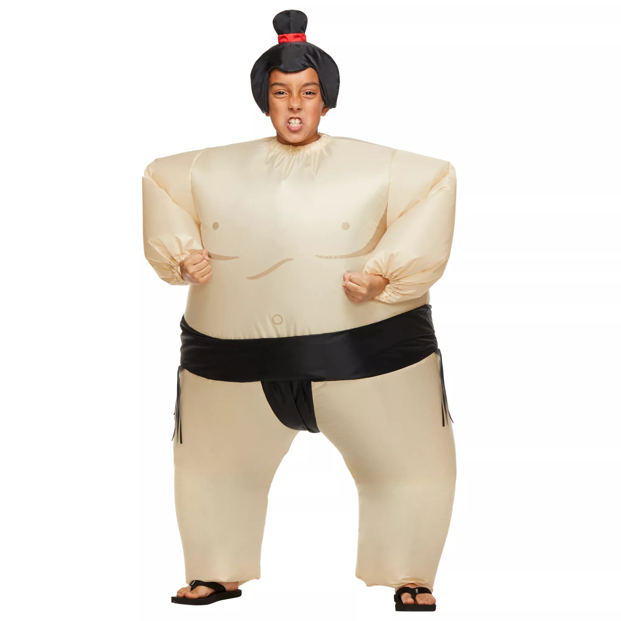 Disfraz inflable de luchador de sumo para niño - imagen 1