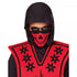 Disfraz de ninja calavera rojo para niño - imagen 3