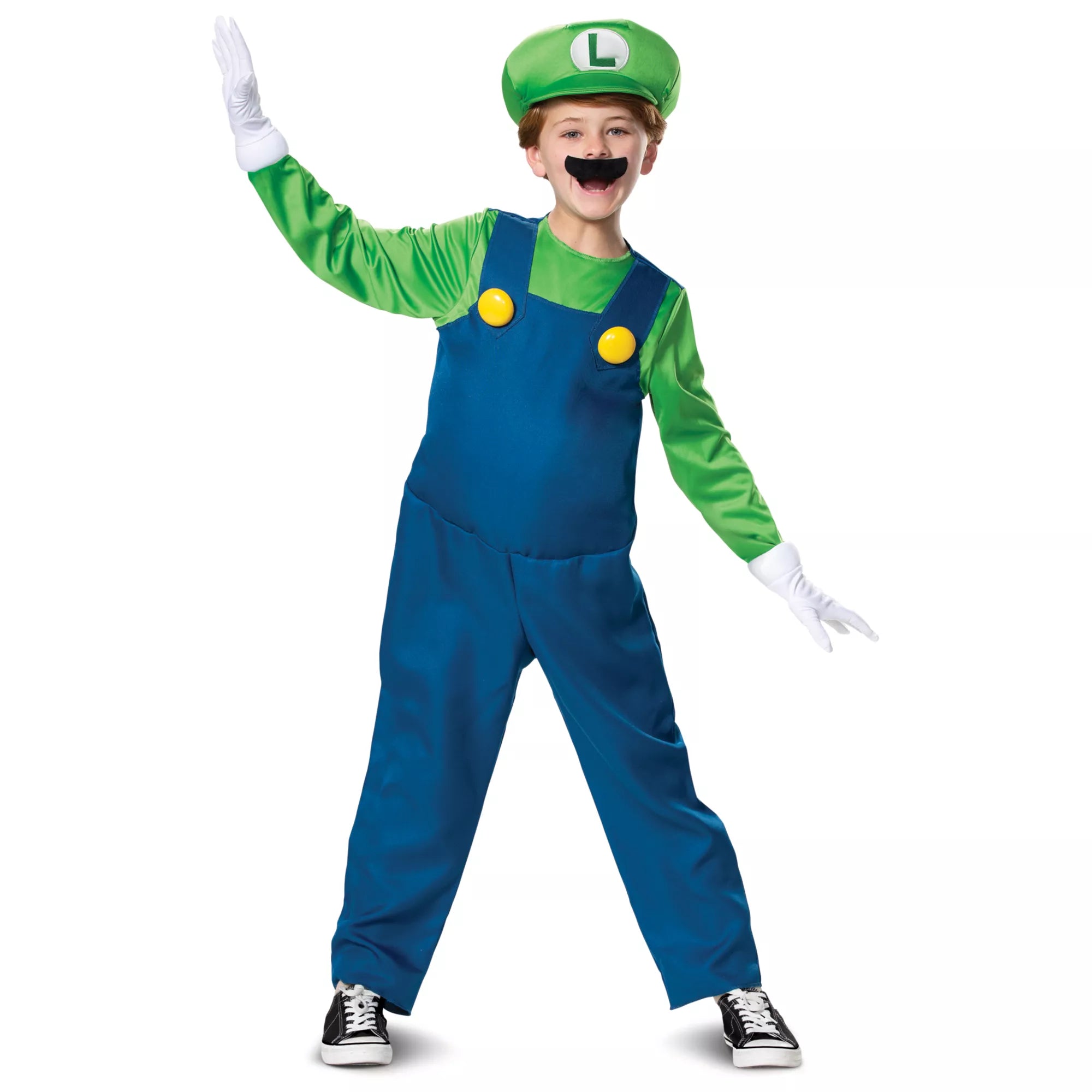 Disfraz deluxe de Luigi para niño – Mario Bros. - imagen 1