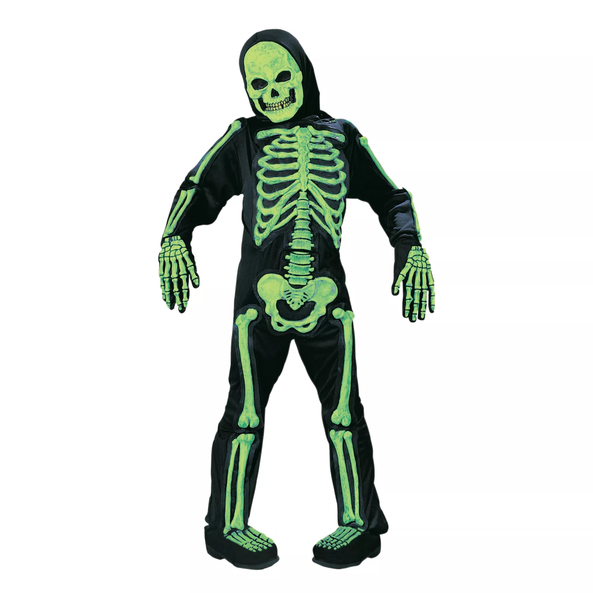 Disfraz enterizo Skelebones que brilla en la oscuridad para niño - imagen 2