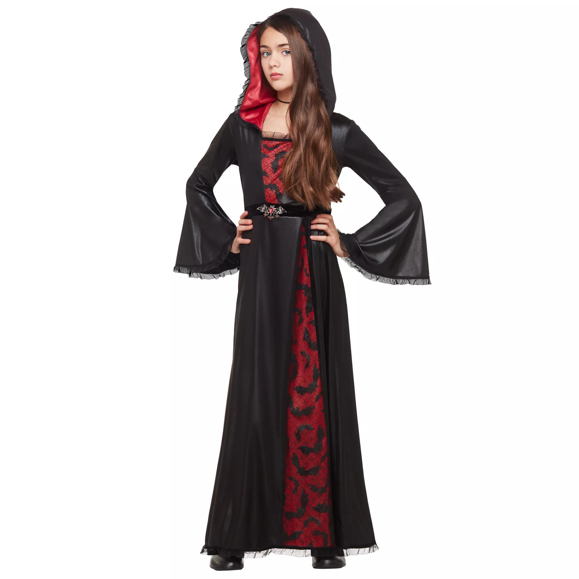 Disfraz de vampiresa murciélago para niña - imagen 1