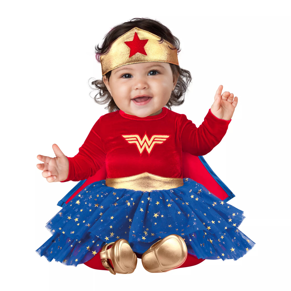 Disfraz con vestido de Wonder Woman para bebé – DC Comics - imagen 1