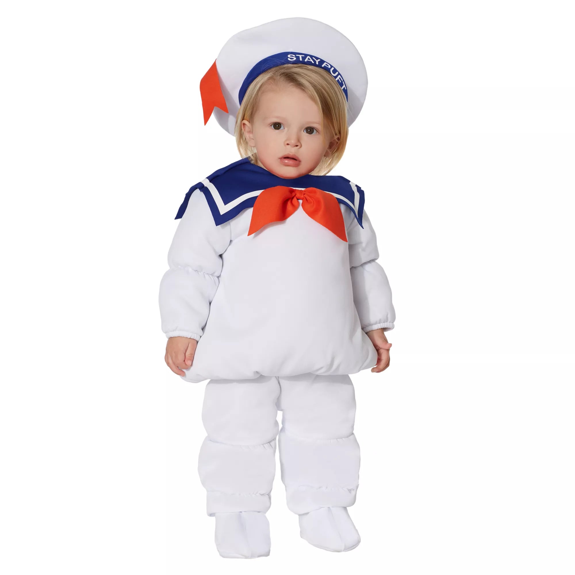Disfraz de Stay Puft Marshmallow con barriga para niño bebé – Ghostbusters - imagen 1