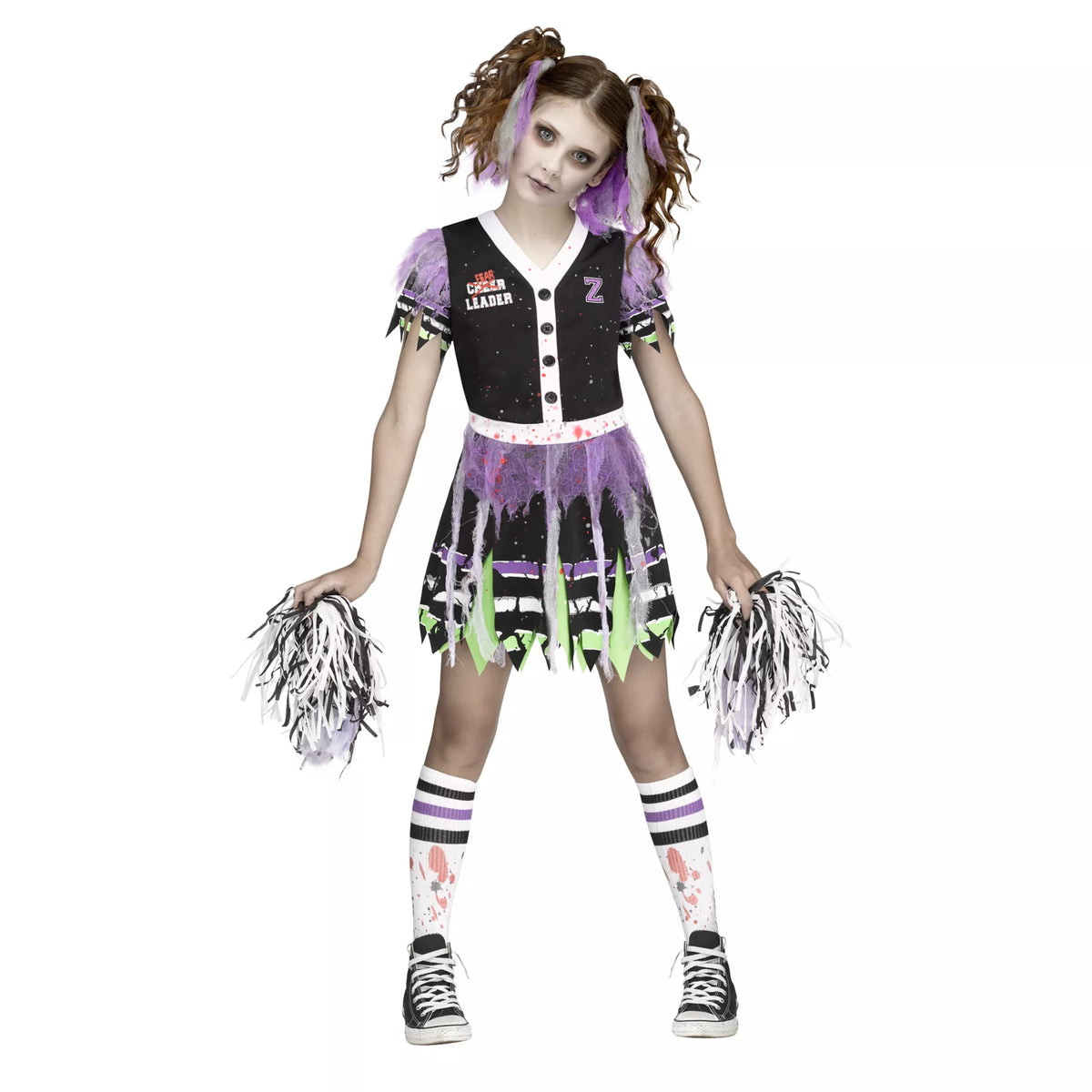 Disfraz de líder del terror zombi para niña - imagen 1