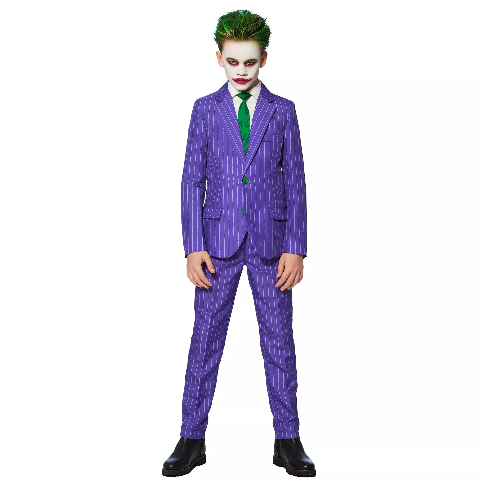 Disfraz con traje de fiesta de The Joker para niño – DC Comics - imagen 1