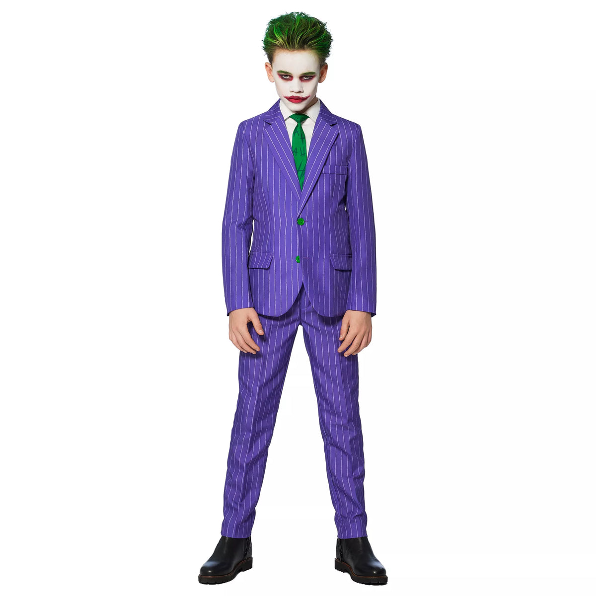 Disfraz con traje de fiesta de The Joker para niño – DC Comics - imagen 1