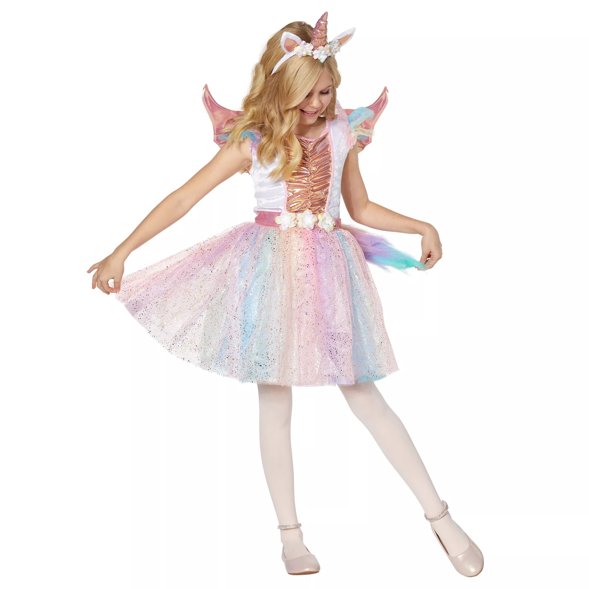 Disfraz de unicornio rosa para niña - imagen 1