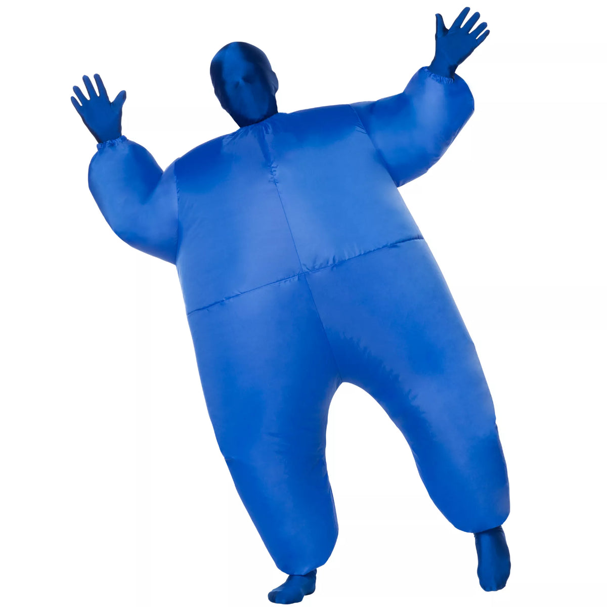 Disfraz inflable azul iluminado de segunda piel para niño - imagen 1
