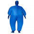 Disfraz inflable azul iluminado de segunda piel para niño - imagen 2