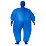 Disfraz inflable azul iluminado de segunda piel para niño - imagen 2