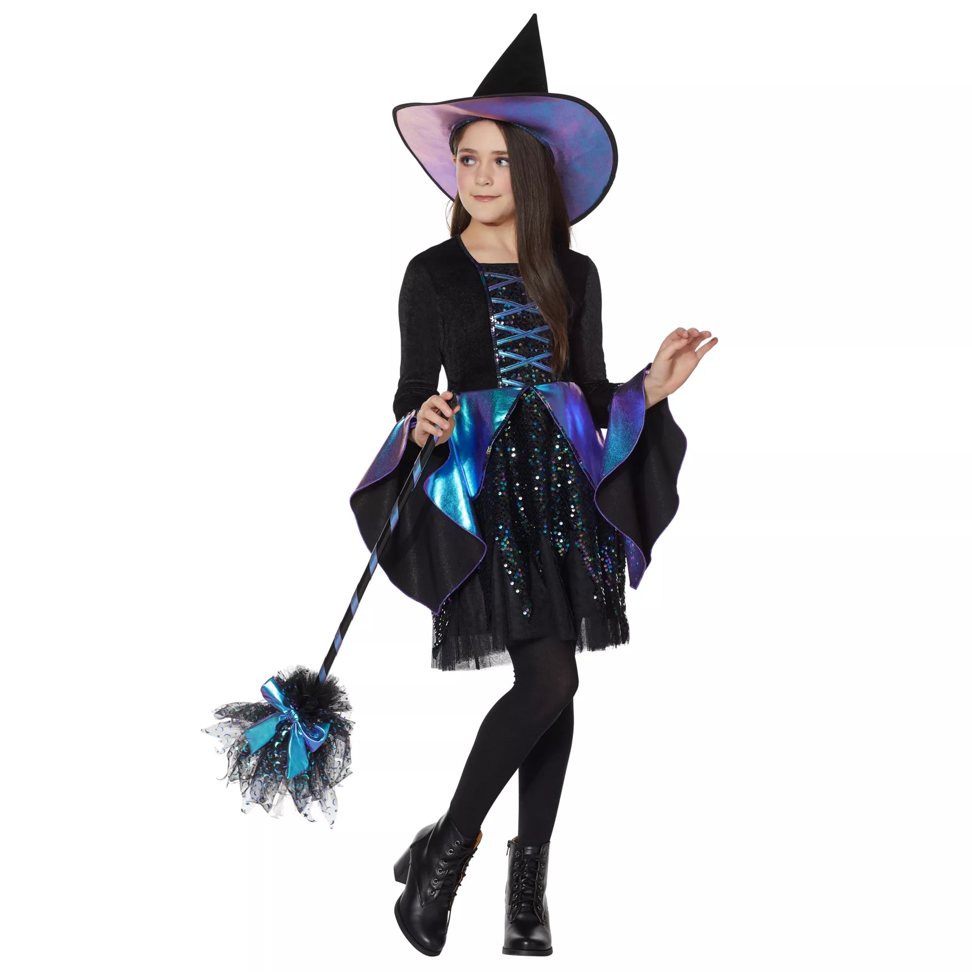 Disfraz de bruja mística para niña - imagen 2