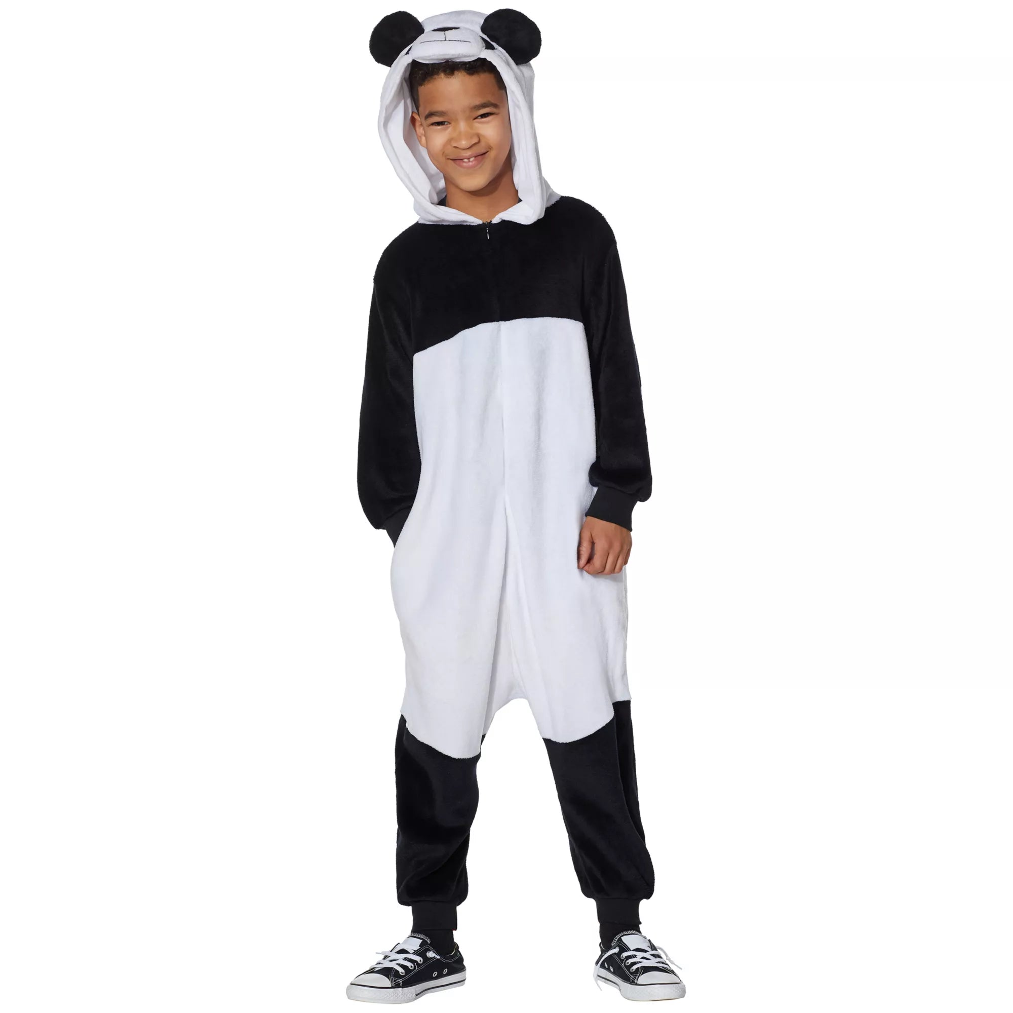 Disfraz enterizo de panda para niño - imagen 1