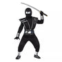 Disfraz de ninja espejo plateado para niño - imagen 1