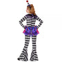 Disfraz con unitardo de payasa de carnaval para niña - imagen 2