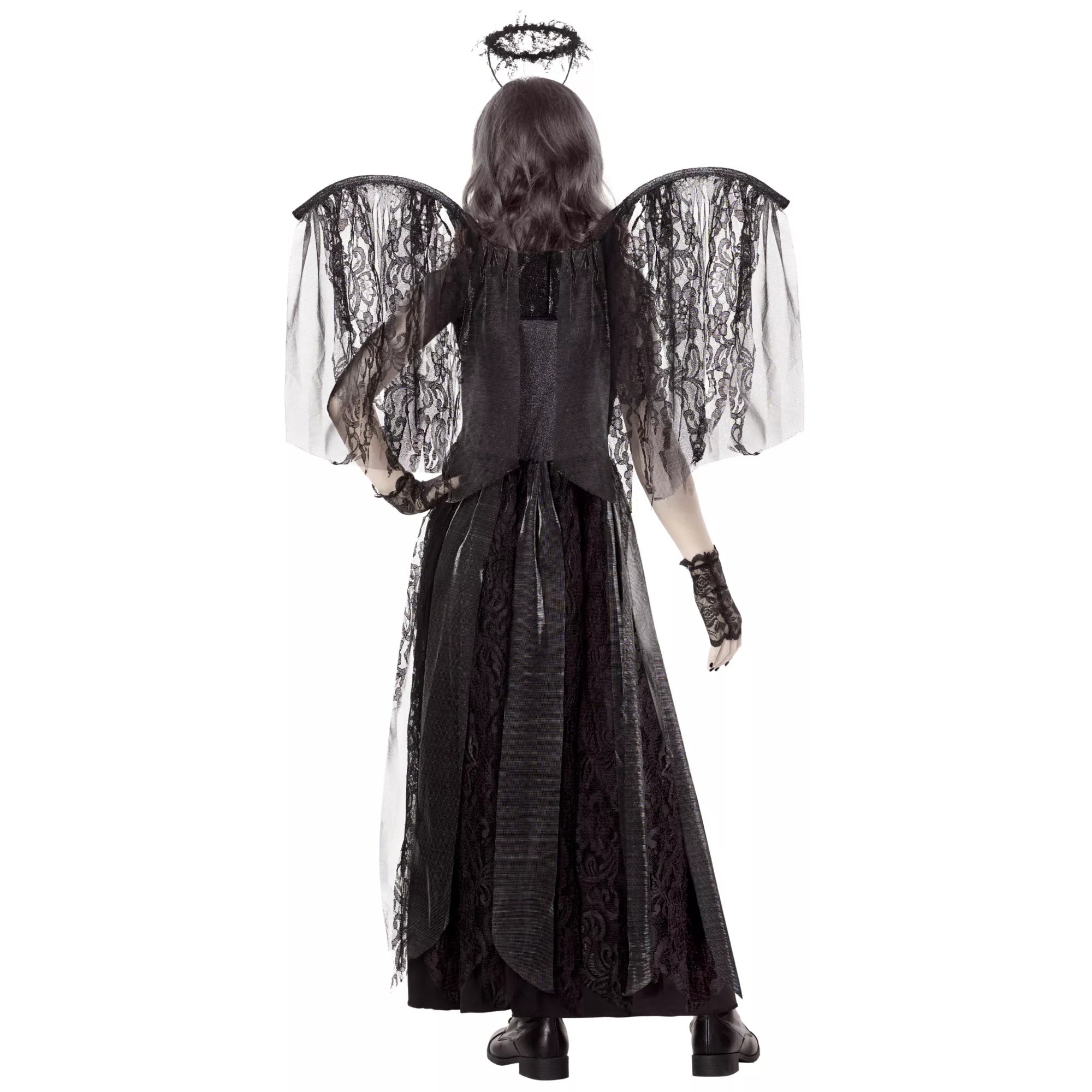 Disfraz de ángel oscuro para niña - imagen 2
