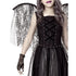 Disfraz de ángel oscuro para niña - imagen 3