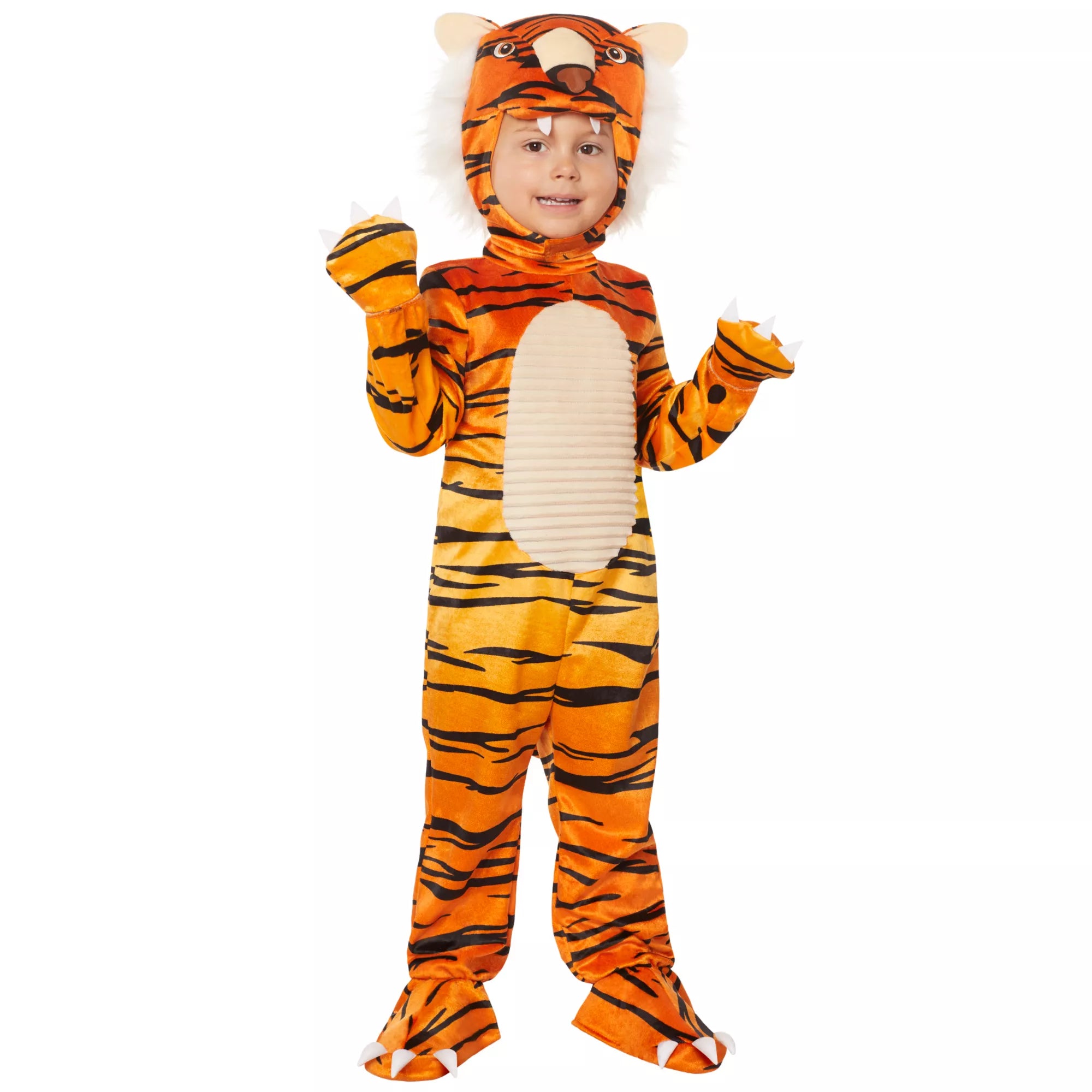 Disfraz de tigre de piel sintética para niño pequeño - imagen 1
