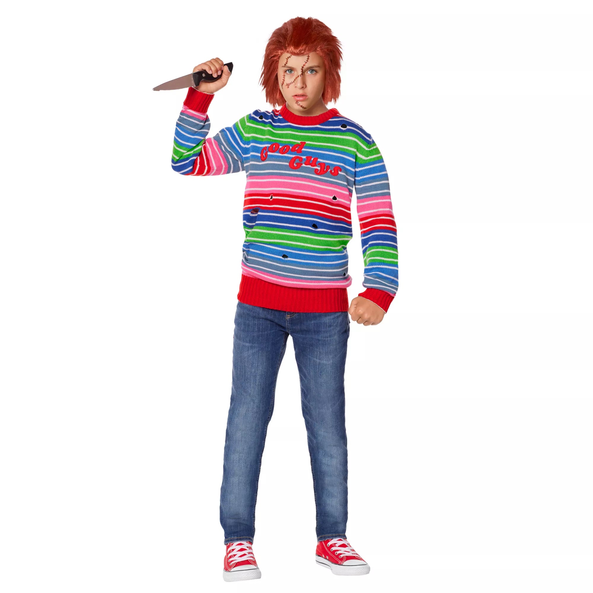 Kit de disfraz de Chucky Good Guys para niño - imagen 1