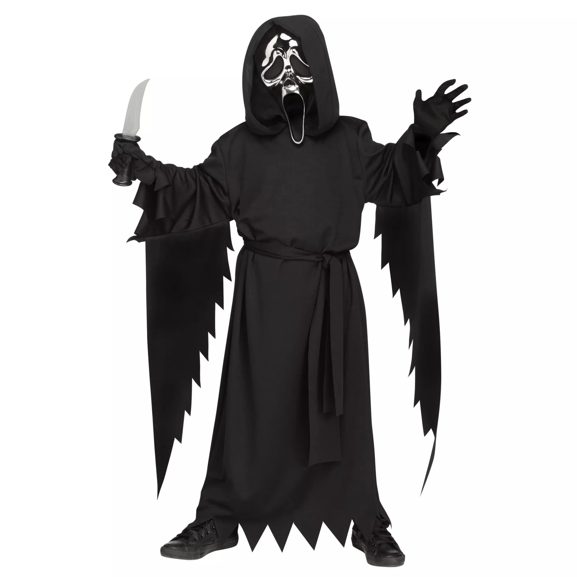 Disfraz de Ghost Face cromado para niño - imagen 1