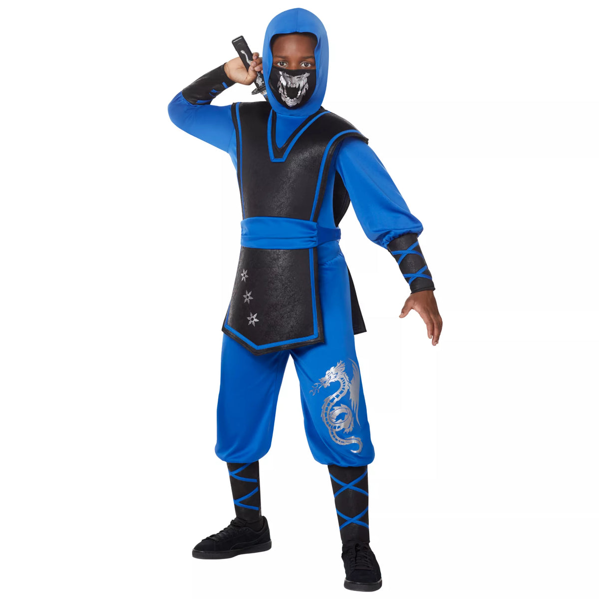 Disfraz de ninja Ultimate azul para niño - imagen 1