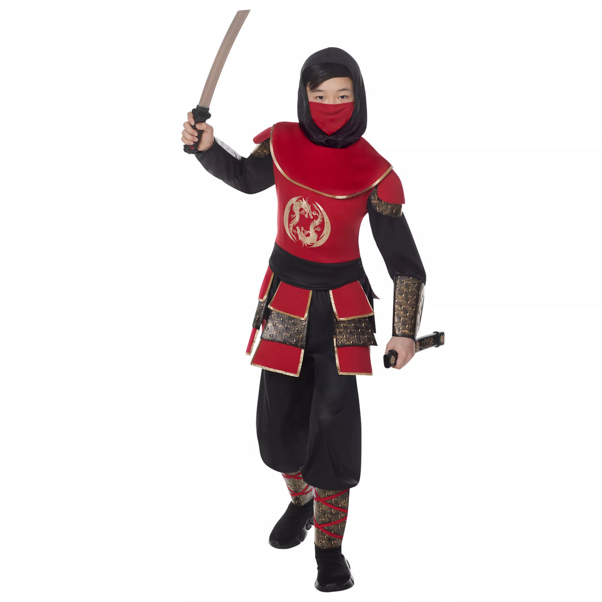 Disfraz de ninja samurái para niño - imagen 1