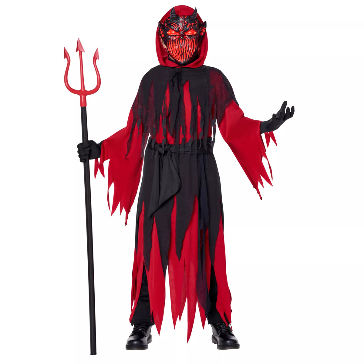 Disfraz iluminado de demonio diabólico para niño - imagen 1