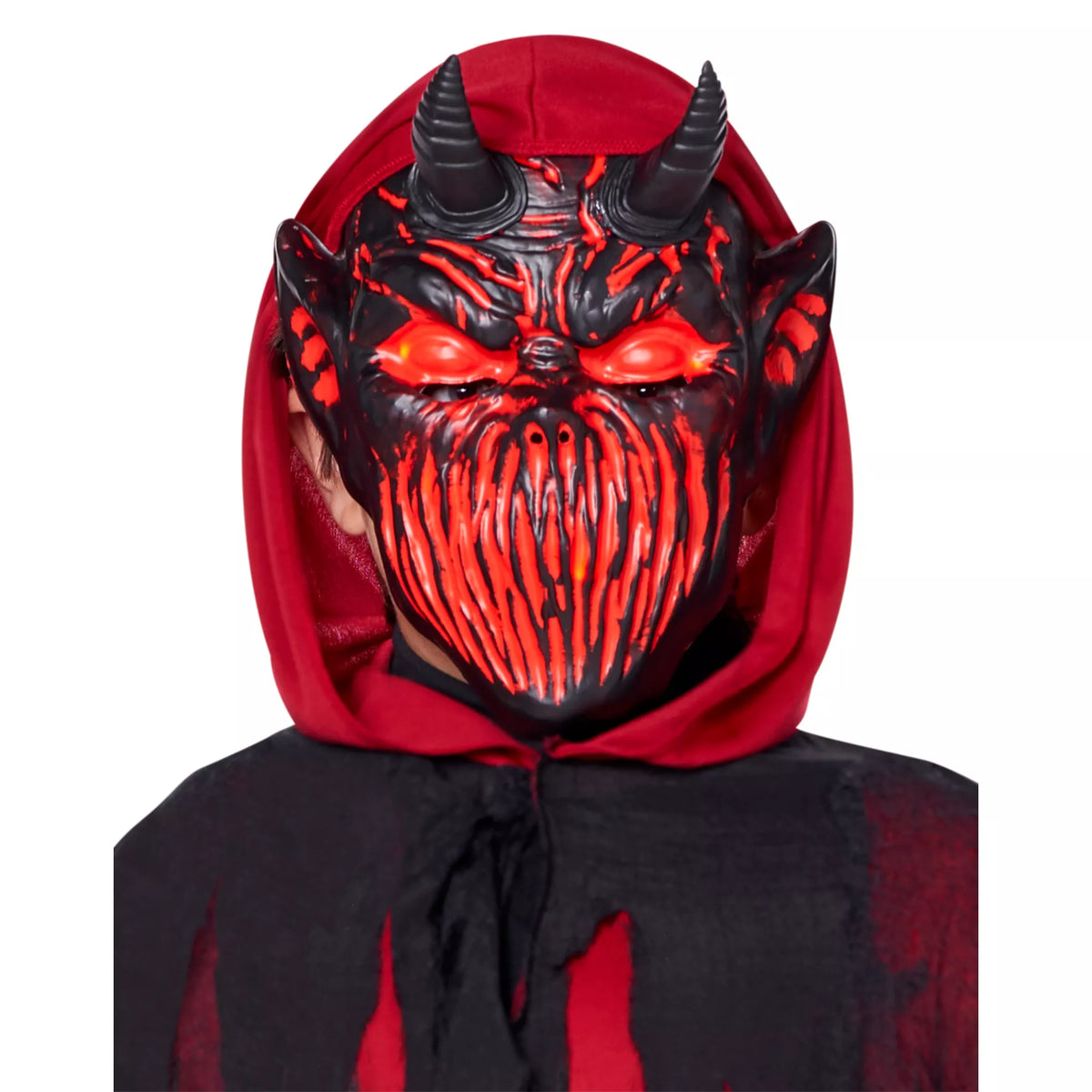 Disfraz iluminado de demonio diabólico para niño - imagen 4