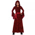 Vestido rojo con capucha para niña - imagen 1