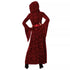 Vestido rojo con capucha para niña - imagen 2