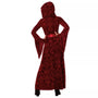 Vestido rojo con capucha para niña - imagen 2