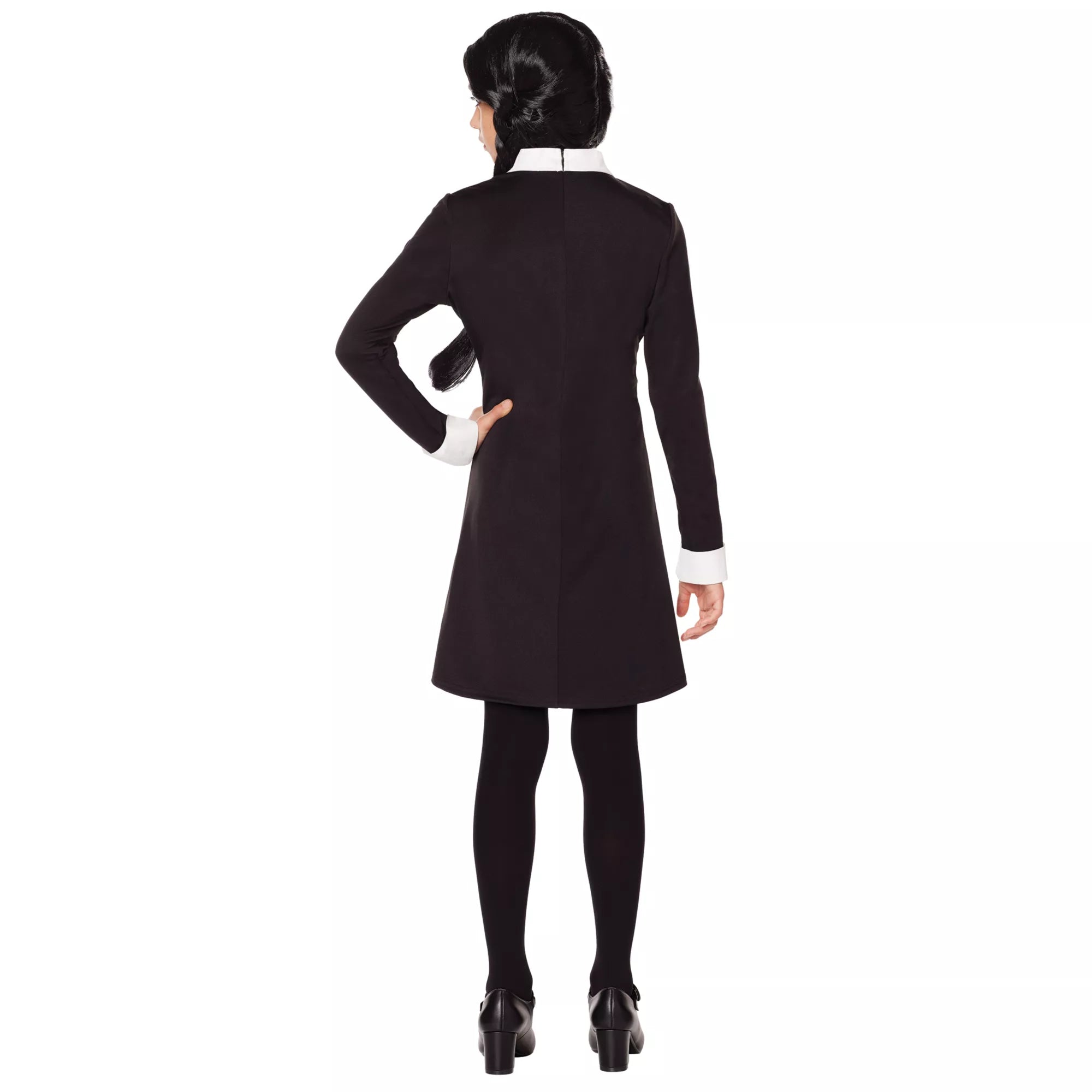 Disfraz de Wednesday Addams para niña – The Addams Family - imagen 2