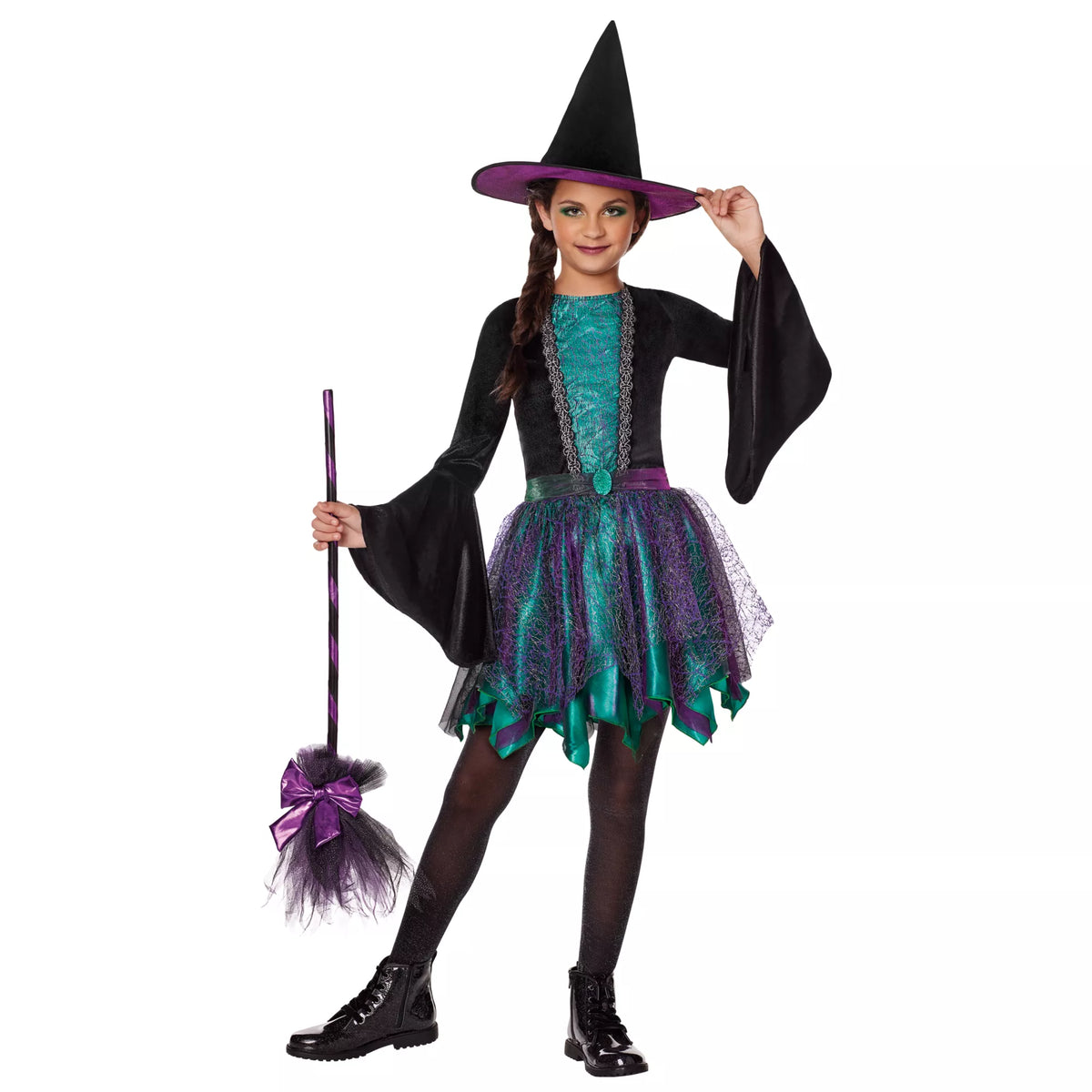Disfraz de bruja hechicera para niña - imagen 1