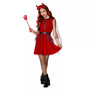 Disfraz con vestido de diablita oscura para niña - imagen 1