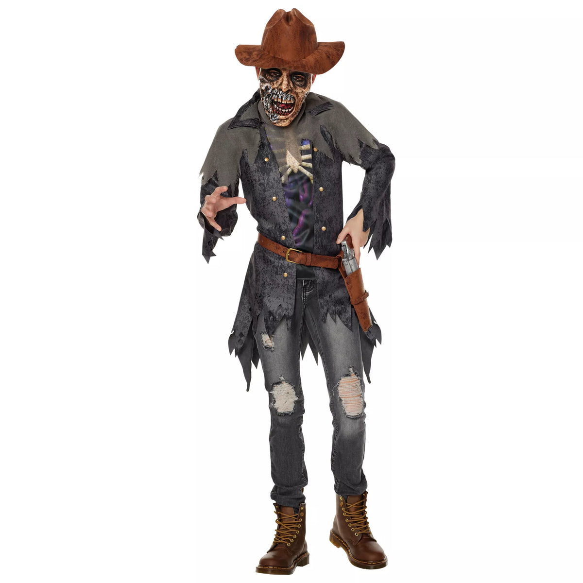 Disfraz de vaquero cadáver para niño - imagen 1