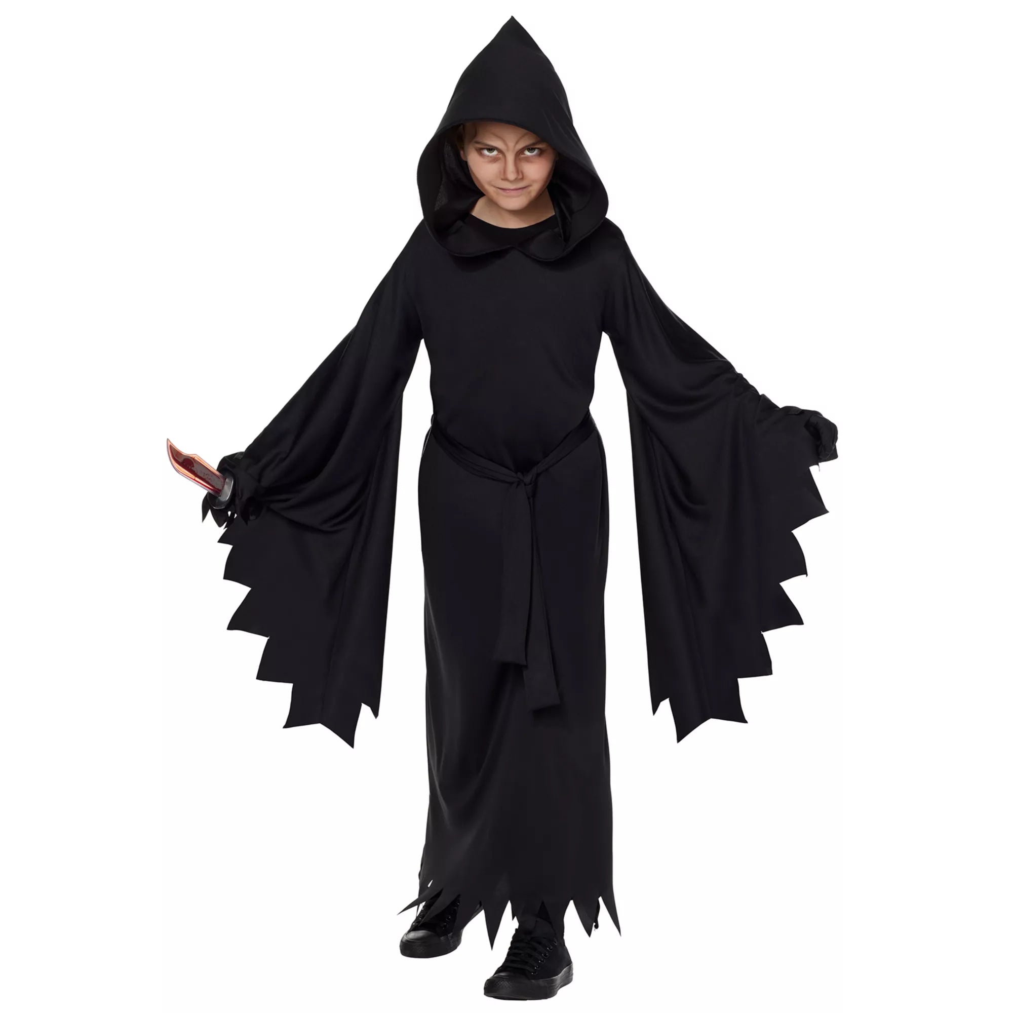 Túnica negra con capucha para niño - imagen 1