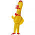 Disfraz inflable de pollo de goma para niño - imagen 1