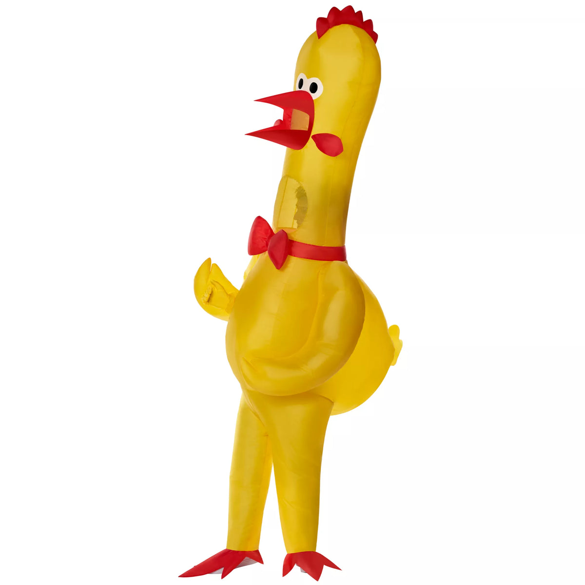 Disfraz inflable de pollo de goma para niño - imagen 1