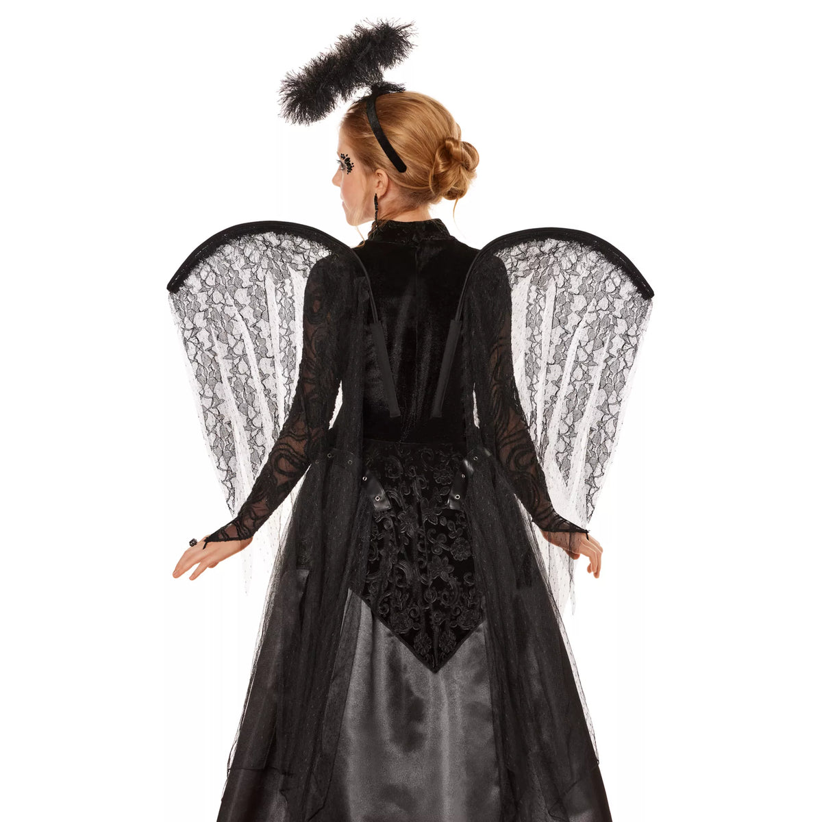 Disfraz de ángel de la oscuridad para niña – The Signature Collection - imagen 8