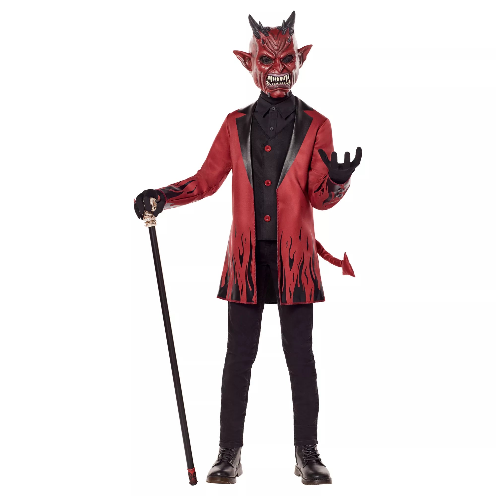 Disfraz de diablo siniestro para niño - imagen 1