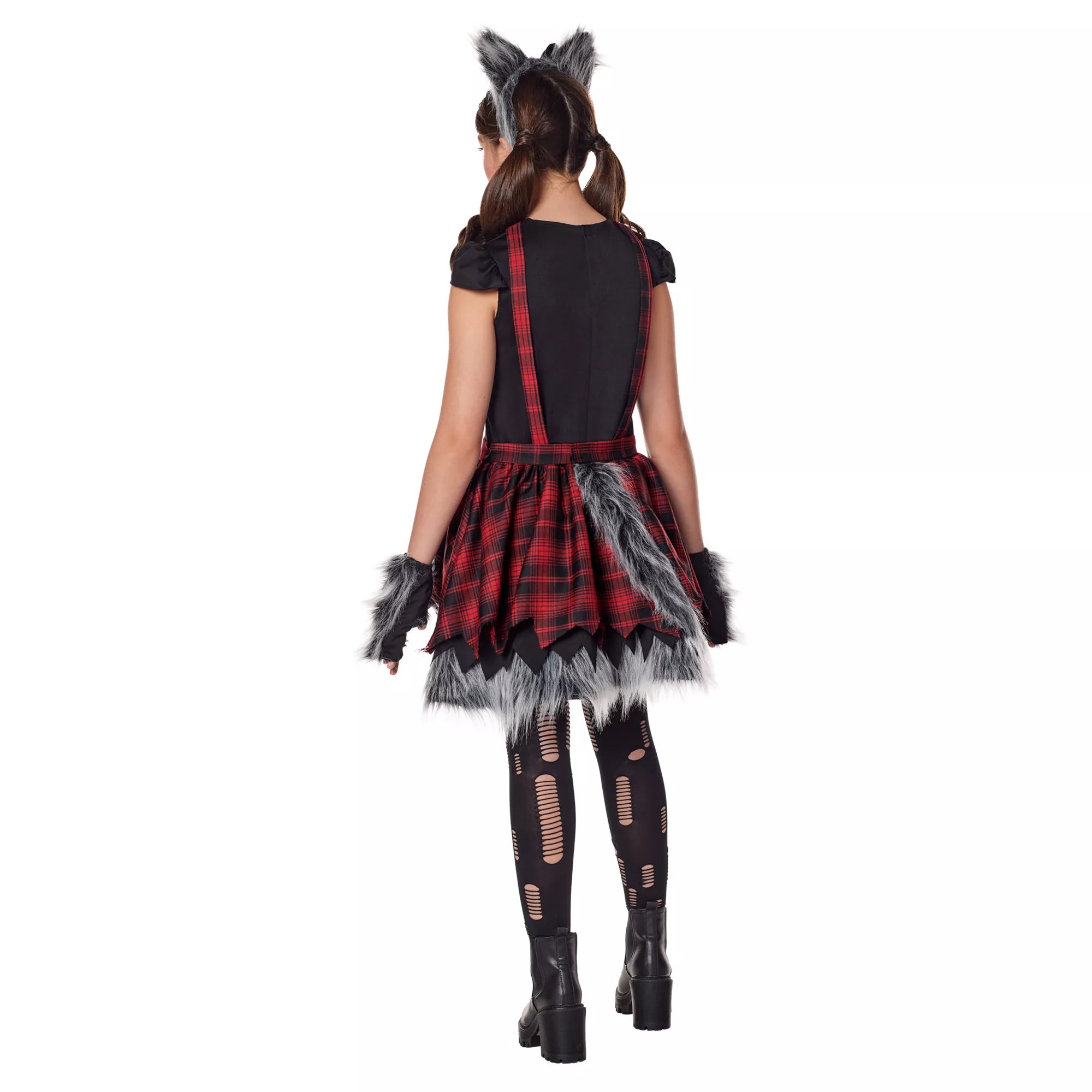 Disfraz con vestido de lobita para niña - imagen 2