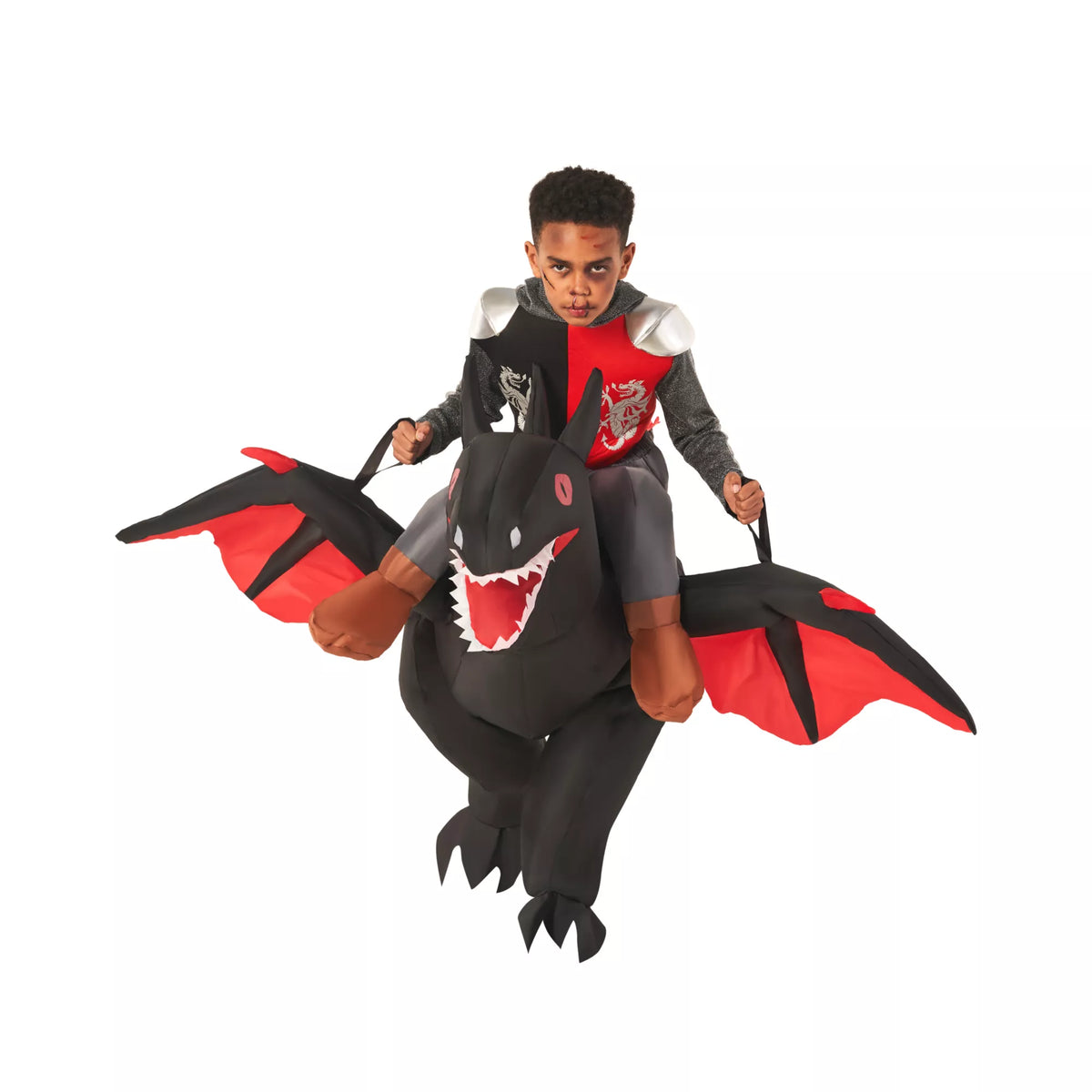 Disfraz inflable montable de dragón para niño - imagen 1