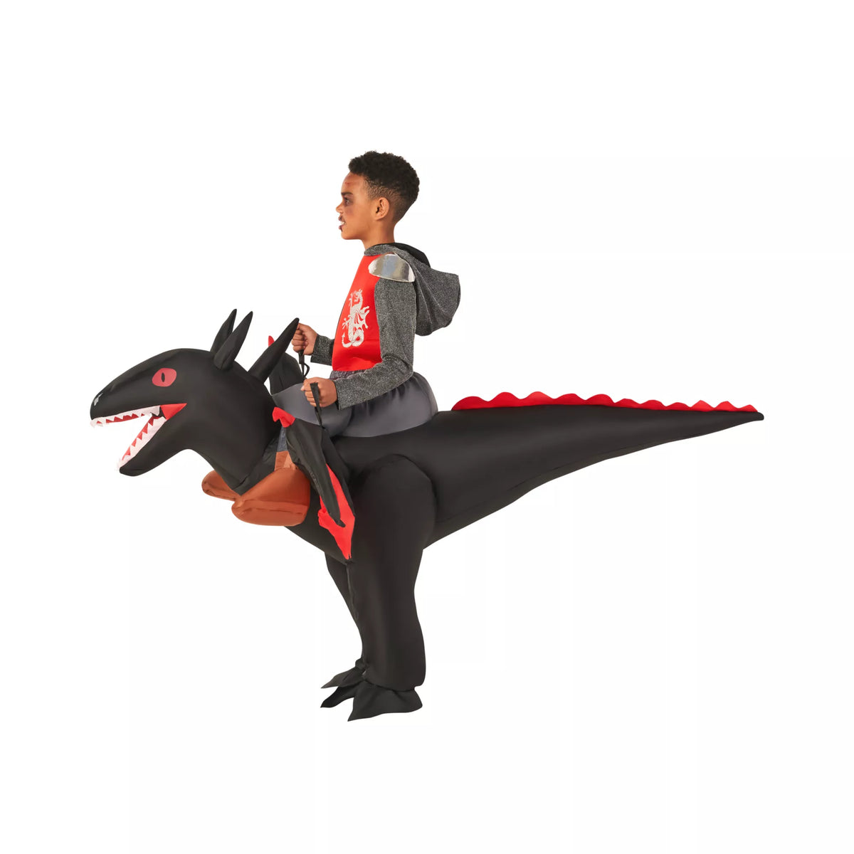 Disfraz inflable montable de dragón para niño - imagen 3