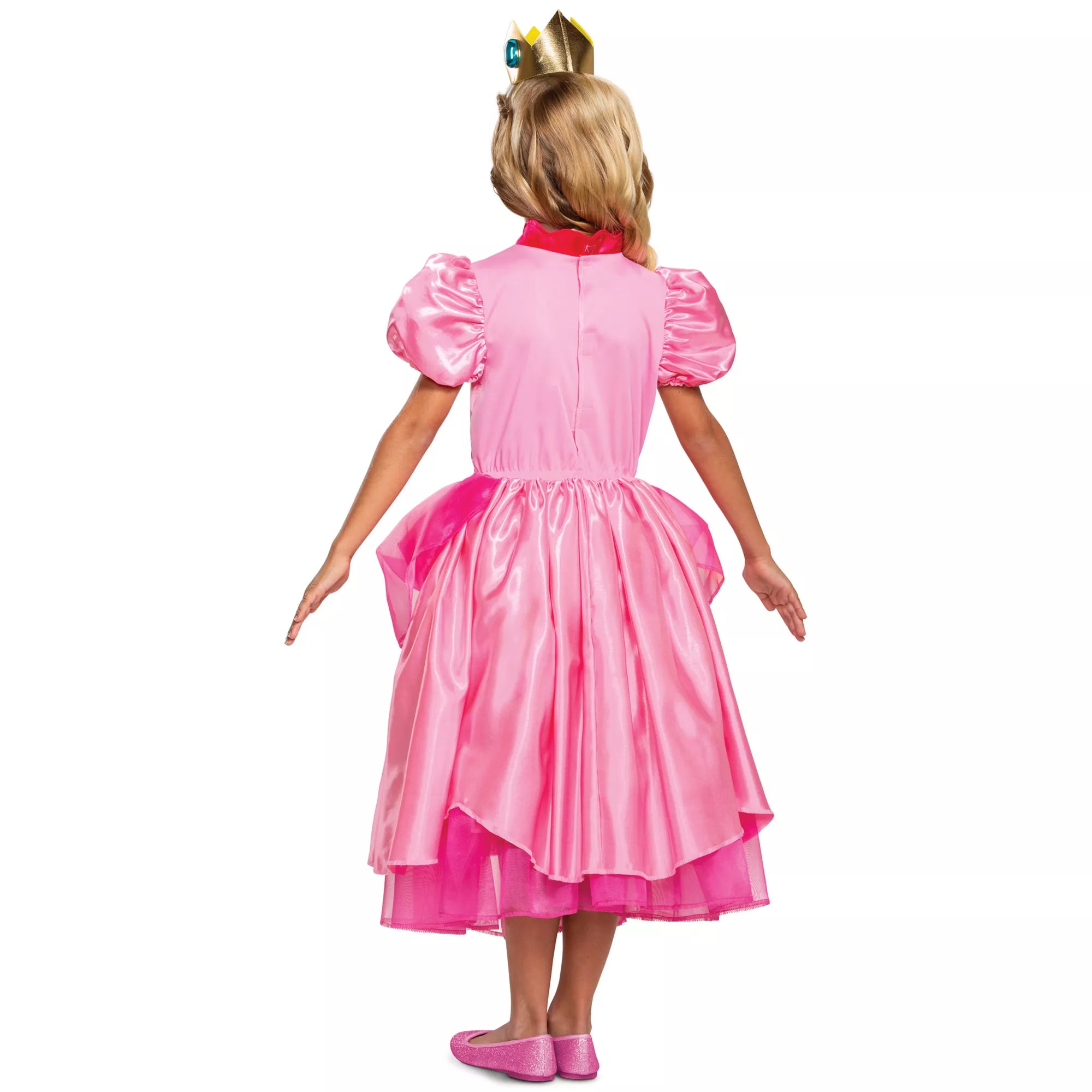 Disfraz deluxe de Princess Peach para niña – Mario Bros. - imagen 2