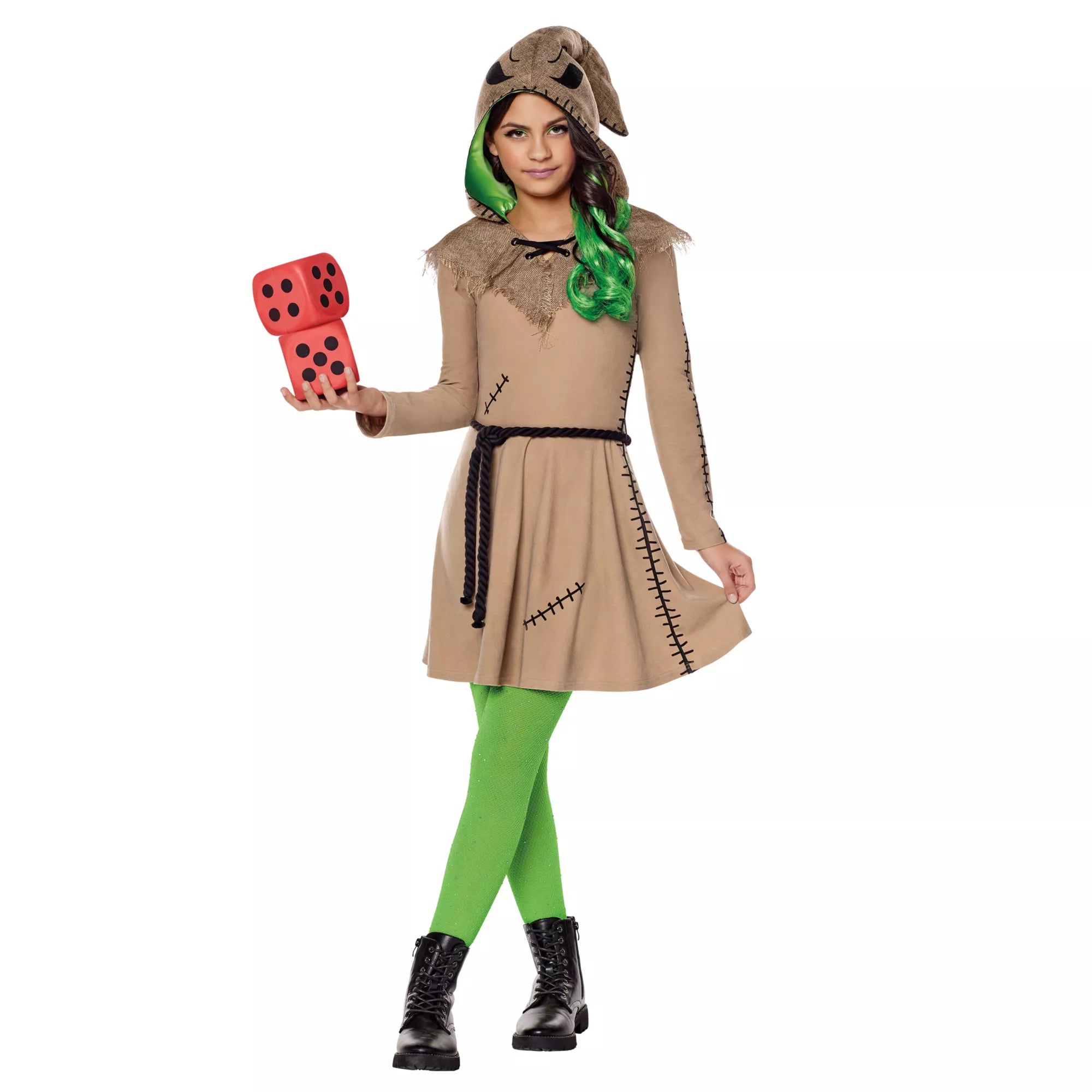 Disfraz con vestido de Oogie Boogie para niña – The Nightmare Before Christmas - imagen 1