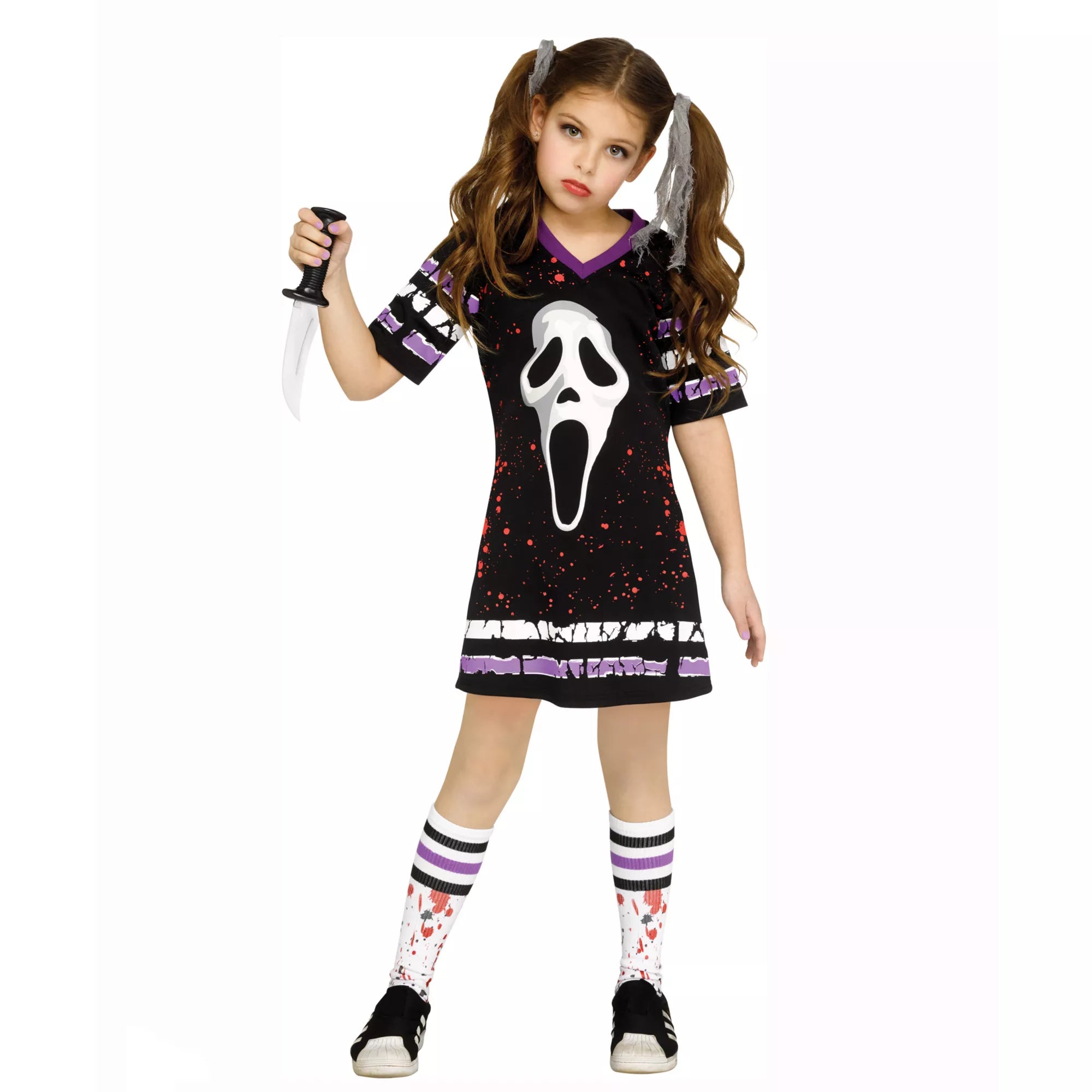 Disfraz con vestido de Ghost Face Jersey para niña - imagen 1