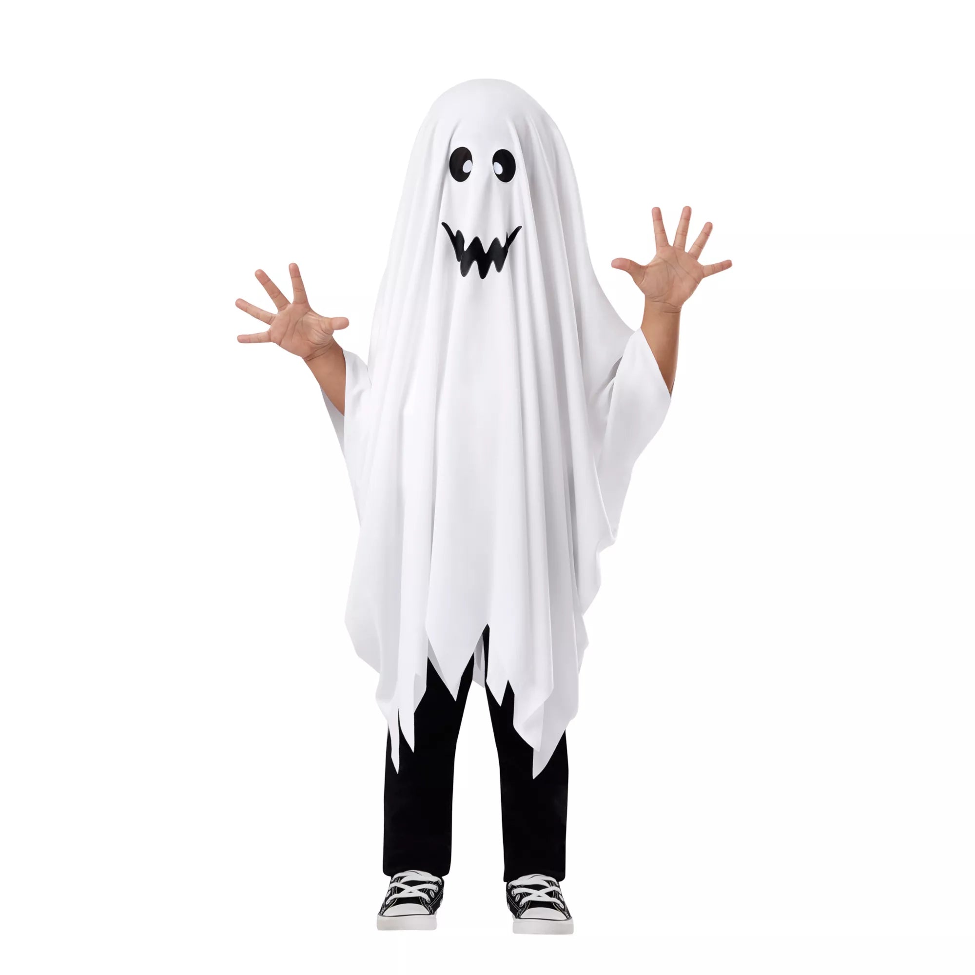 Poncho de fantasma para niña pequeña - imagen 1