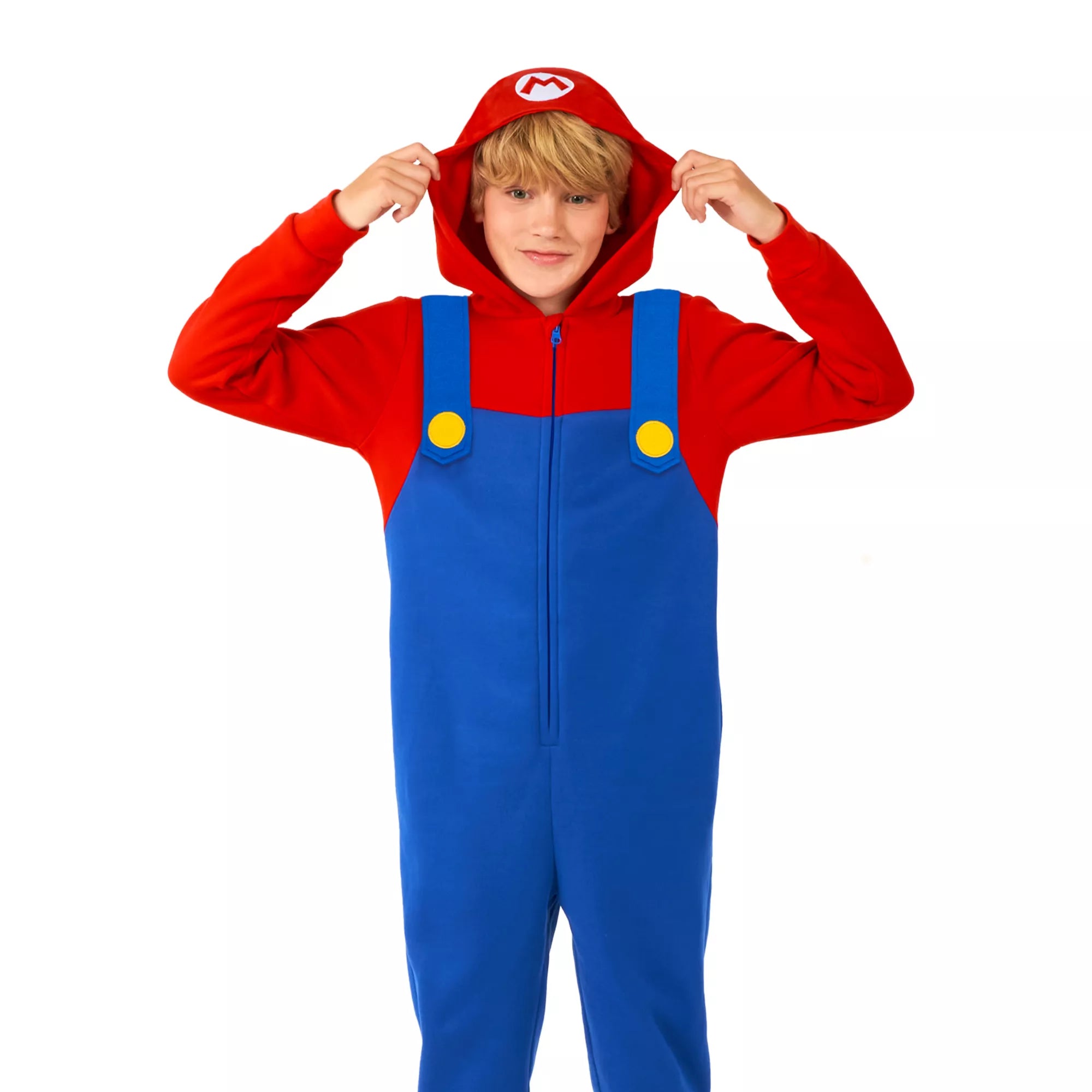 Disfraz con enterizo de Mario para niña – Super Mario Bros. - imagen 1